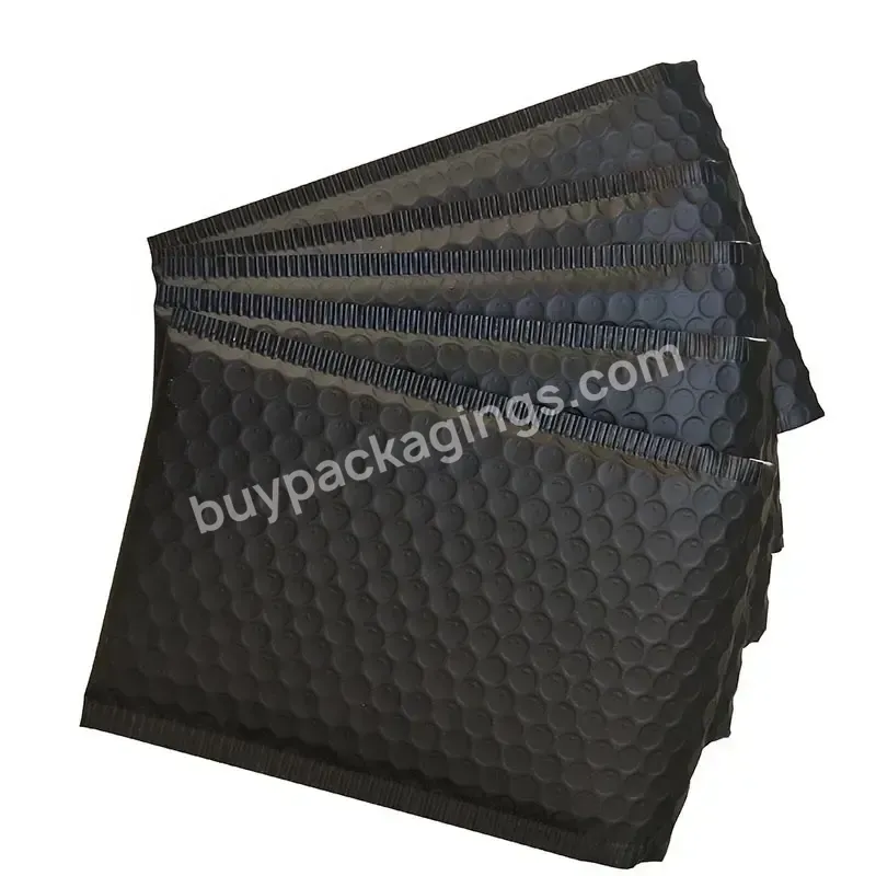 Custom Logo Black Poly Bubble Mailer Padded Envelope Express Shipping Mailing Courier Packaging Bags Bubble Mailers