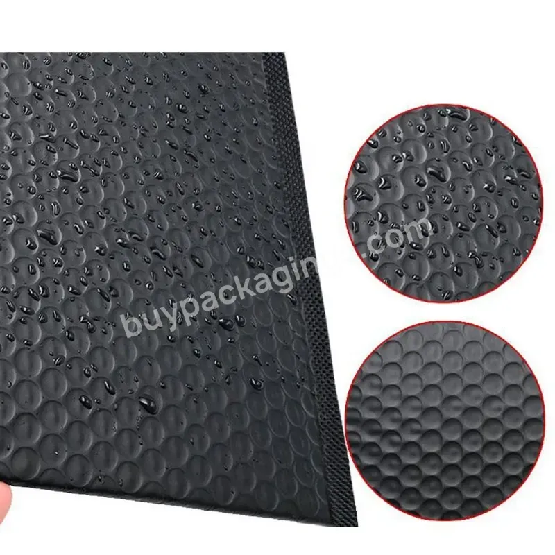 Custom Logo Black Poly Bubble Mailer Padded Envelope Express Shipping Mailing Courier Packaging Bags Bubble Mailers