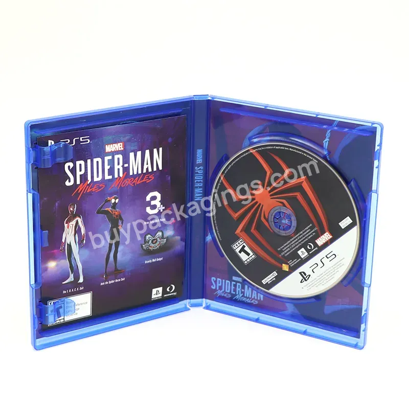 Custom Logo Bluray Single Game Packaging Cd Disc Empty Box Pp Game Case For Ps3 Ps4 Ps4 Ps5 Playstation Vita 3 4 5