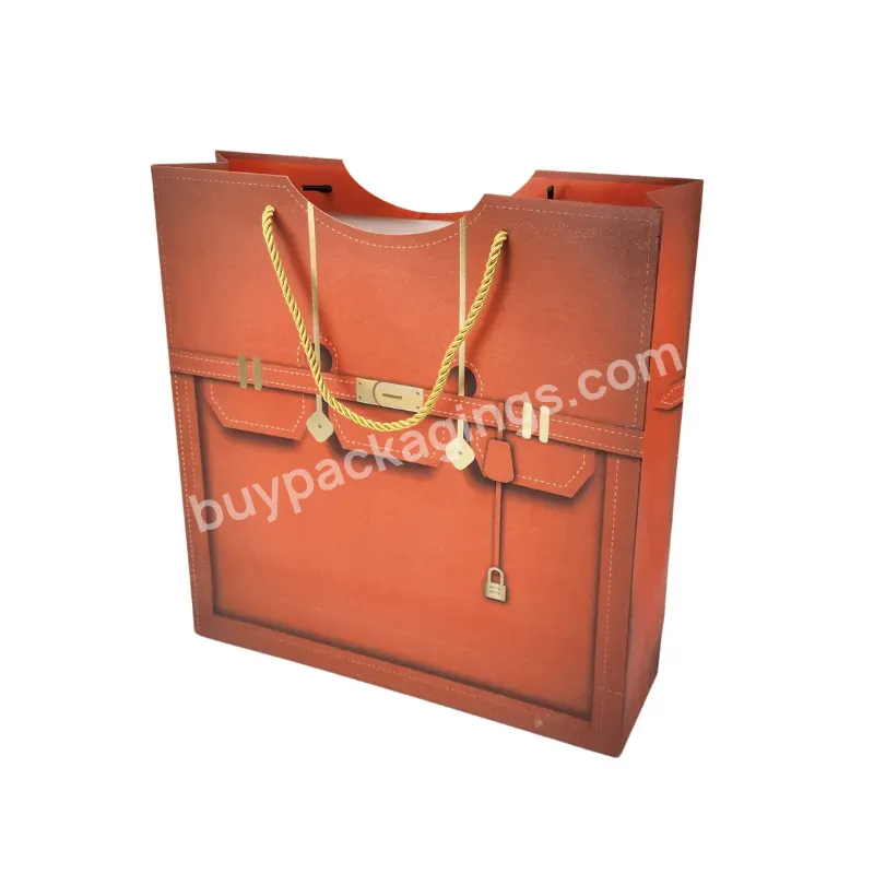 Custom Logo Boutique Clothing Retail Carry Paper Bags For Clothes Shoes Paper Bags For Paper Boxs