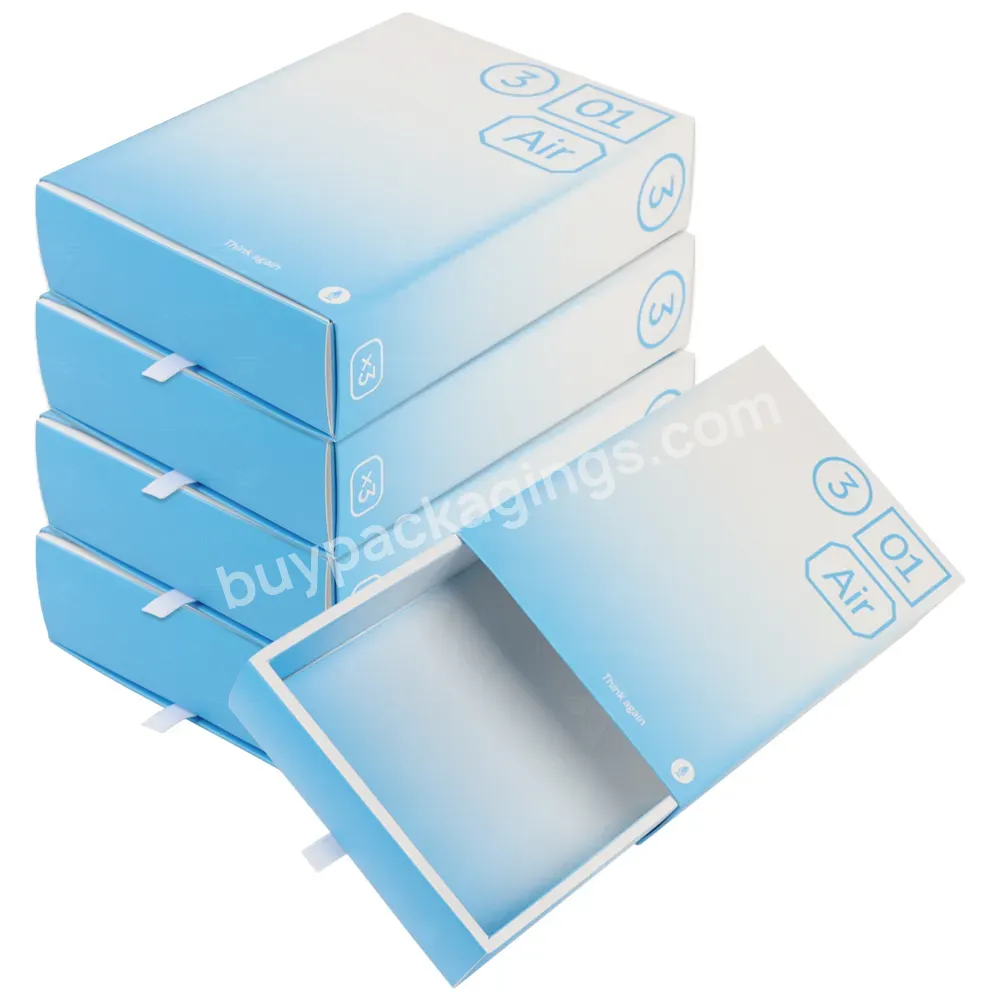Custom Logo Brand Mini Small Paper Foldable Socks Lingerie Briefs Packaging Box