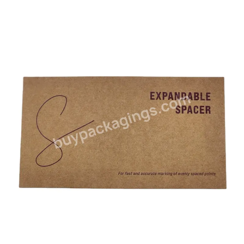Custom Logo Brown Kraft Paper Envelope Packaging With Logo Printing