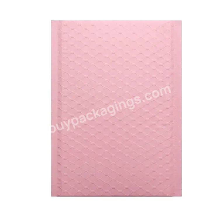 Custom Logo Bubble Mailing Bag Pink Colored Bubble Mailer Postage Shopping Bags Custom With Logo Envelope Packaging Shock Bag