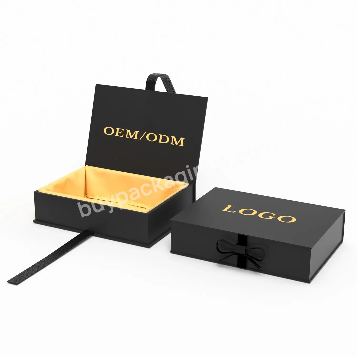 Custom Logo Cajas De Carton Paper Box Cardboard Folding Magnetic Cosmetic Perfume Gift Packaging Boxes With Ribbon