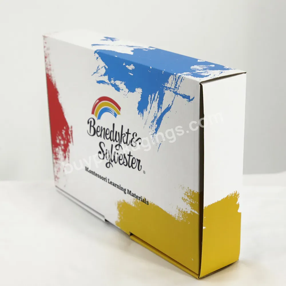 Custom Logo Cardboard Kraft Mailer Box Gift Apparel Paper Packing Box