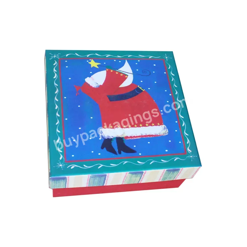 Custom Logo Cardboard Paper Box Christmas Gift Box Small Chocolate Candy Box Packaging