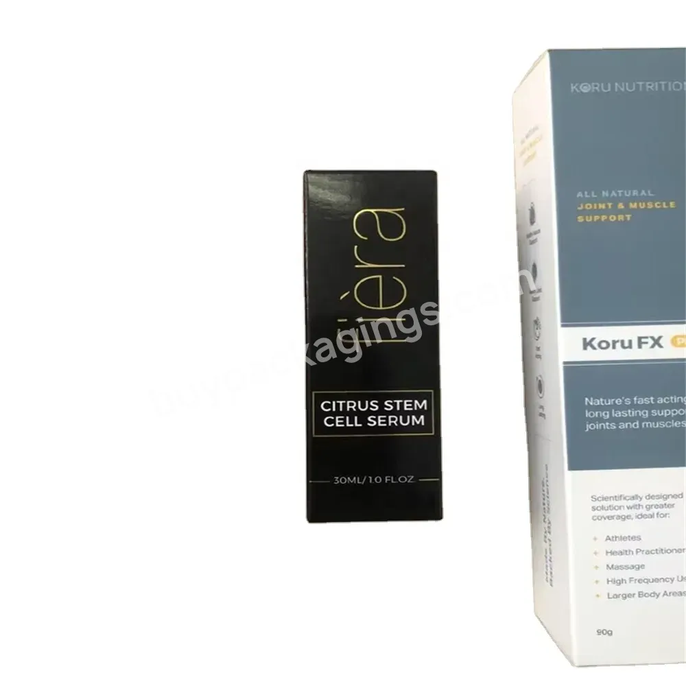 Custom Logo Cardboard Skin Care Serum Cardboard Package Box/light Concealer Box