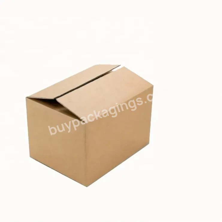 Custom Logo Carton Manufacturer Corrugated Mailing Box Packaging Delivery Cardboard Shipping Brown