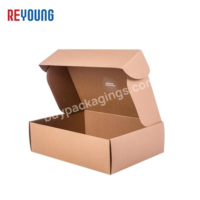 Custom Logo Cheap Large Kraft Clothing Shoes Packaging Insulated Mailer Corrugated Shipping Plane Paper Boxes