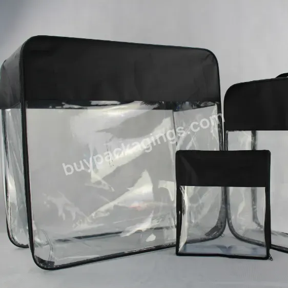 Custom Logo Cheap Popular Clear Bedding Packaging Quilt Bag For Household