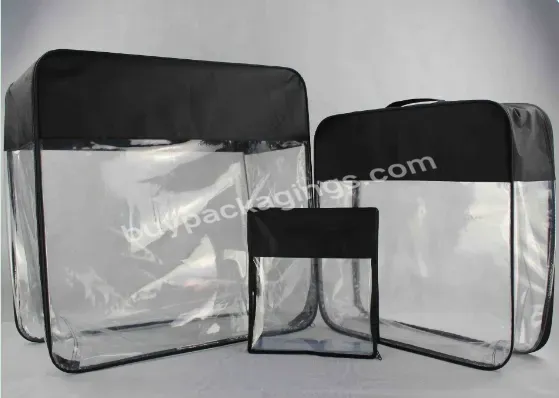 Custom Logo Cheap Popular Clear Bedding Packaging Quilt Bag For Household