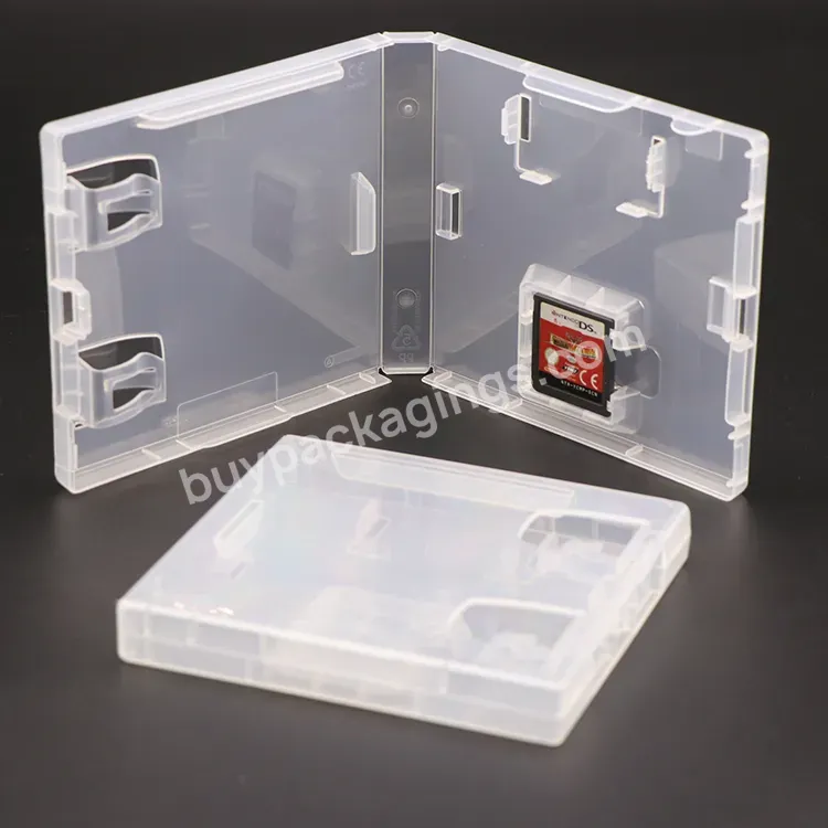 Custom Logo Clear Black Video Game Accessories Memory Card Case For Nintendo Switch Ds Wii Playstation 4 Ps2 Ps3 Ps4 Ps5