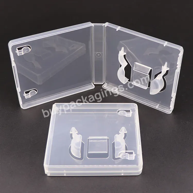 Custom Logo Clear Packaging Plastic Storage Hdd Case Usb 3.0 Memory Card Usb Stick Flash Drive Case Holder Music Usb Box