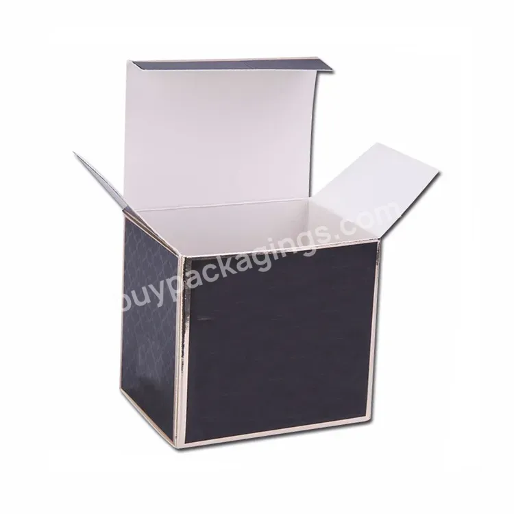 Custom Logo Color Printing Square Skin Care Cosmetic Gift Bottle Packaging Box