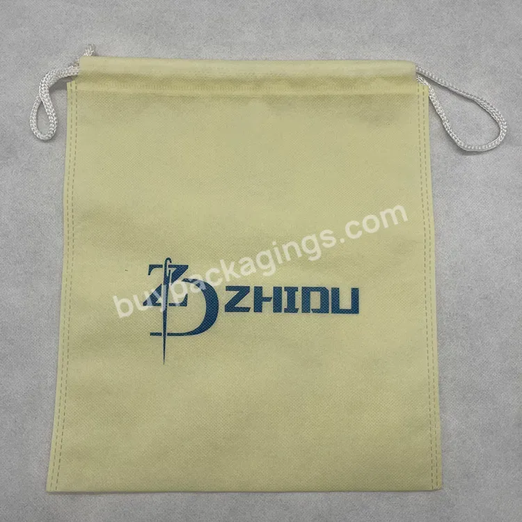 Custom Logo Color Printing Star Hotels Fabric Dust Bag Small Nonwoven Fabric Dust Shoe Bag Clothes Non Woven Drawstring Bag