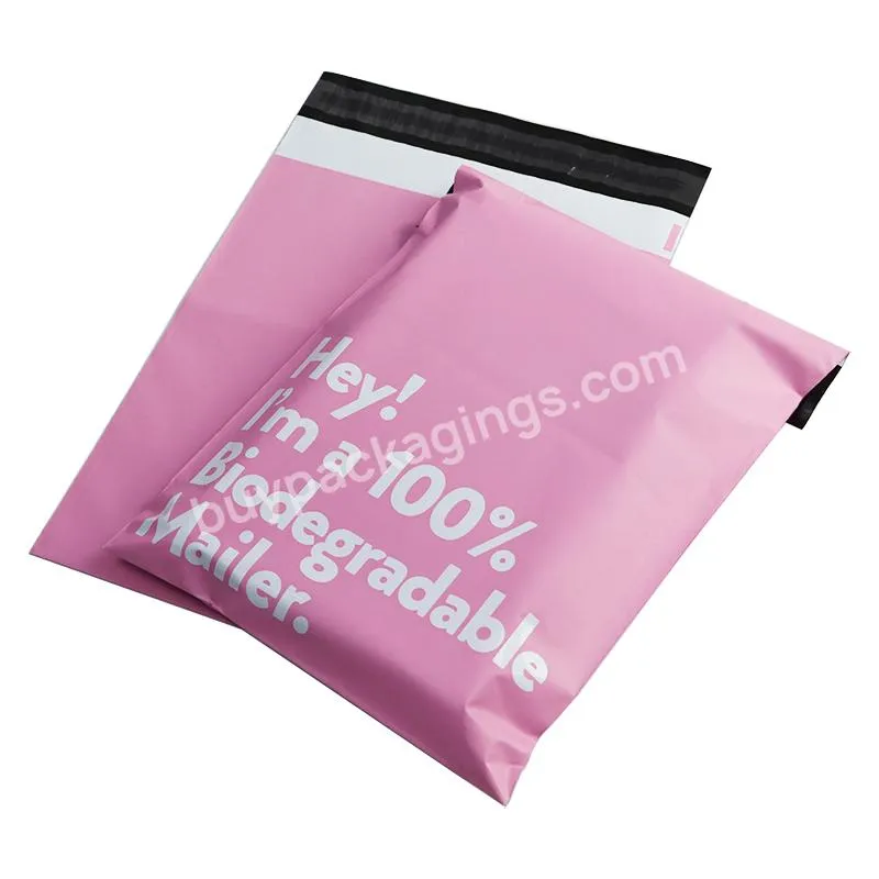 Custom logo compostable plastic envelope shipping mailing bag biodegradable poly Mailer courier packaging shipping bags