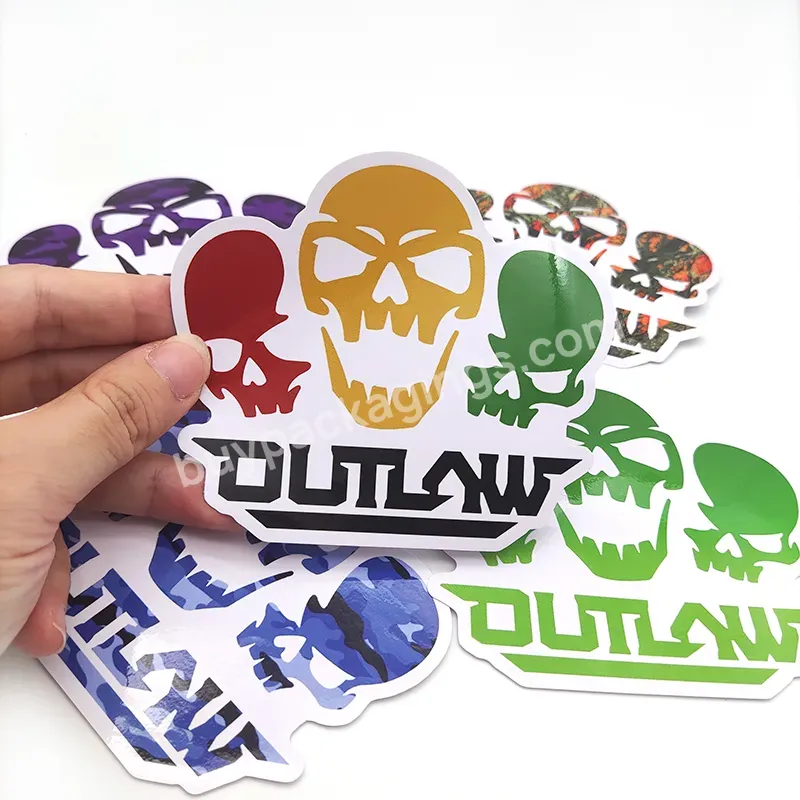 Custom Logo Cool Waterproof Pvc Die Cut Vinyl Sticker Printing