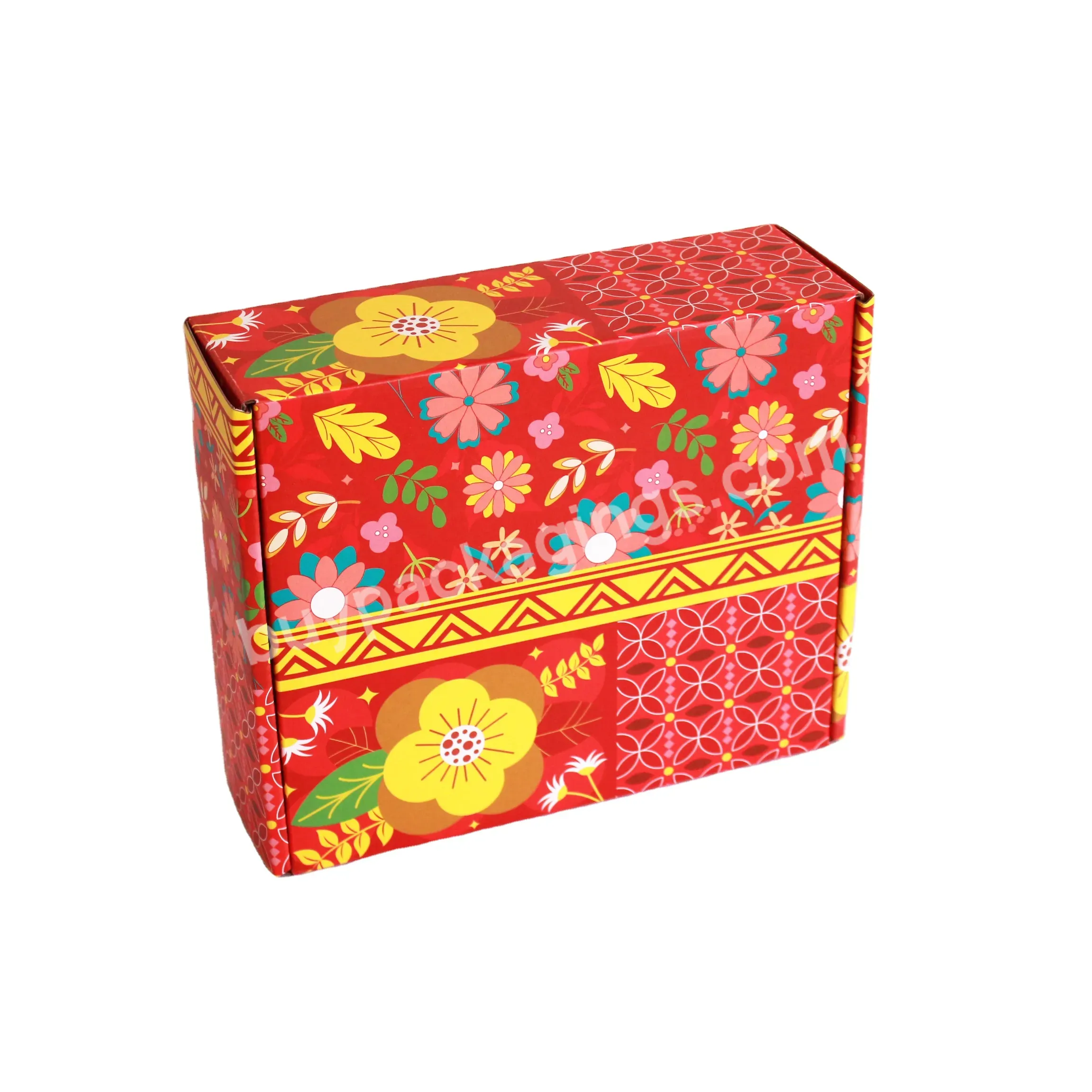Custom Logo Corrugated Box Mailing Box Clothing Mailer Packaging Luxury Underwear Box
