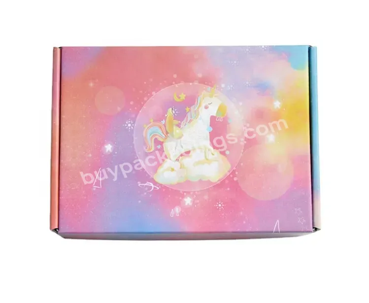Custom Logo Corrugated Mailer Cosmetic Box Packing Paper Box Gift Packaging For Skin Care