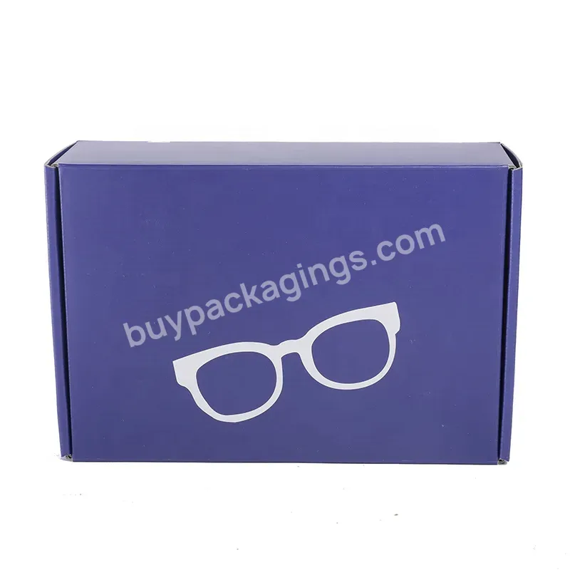 Custom Logo Corrugated Paper Ecommerce Shipping Box Packing Delivery Mailer Packaging Box With Custom Logo Insert Mailer