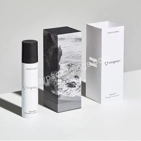 Custom Logo Cosmetic Cardboard Boxes Oem Luxury Skincare Packaging For Diffuser Bottle