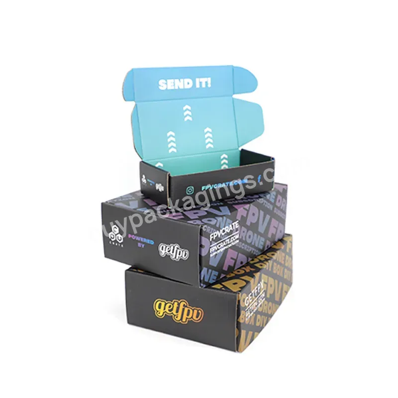 Custom Logo Cosmetic Dress Cloth T-shirt Suit Cardboard Corrugated Packaging Shipping Packaging Mailer Box Gift Box