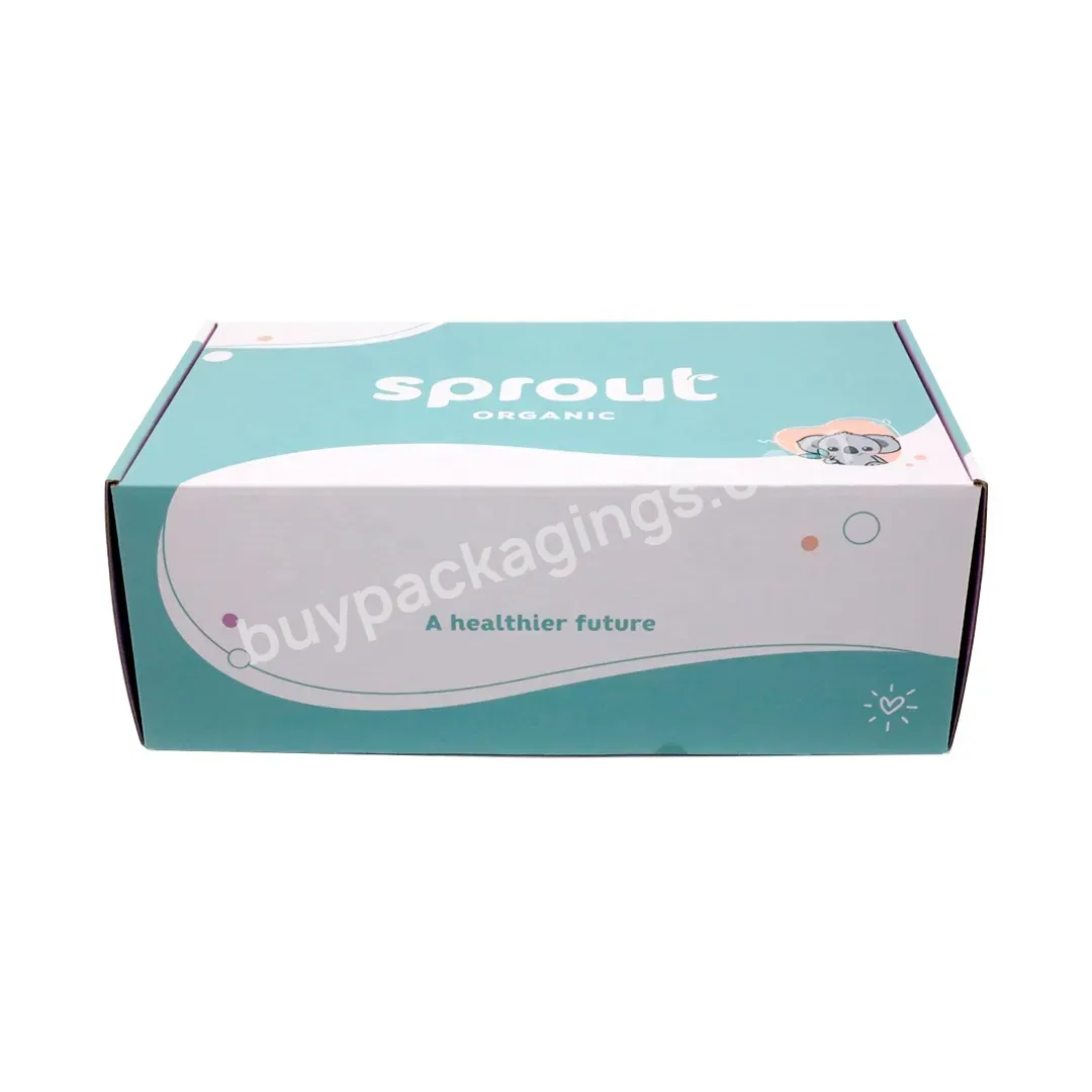 Custom Logo Custom Color Cosmetic Corrugated Packaging Mailer Box Shoes Shipping Box Clothing Carton