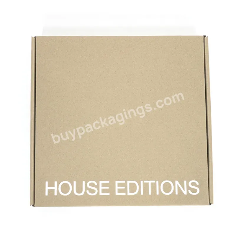 Custom Logo & Design Printing Biodegradable Paper Box Shipping Packaging Boxes For Hoodies
