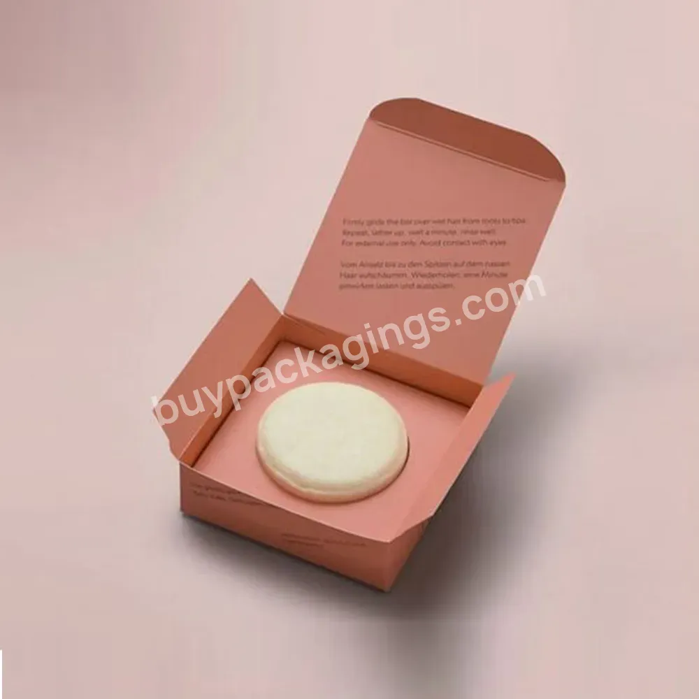 Custom Logo Detoxifying Solid Shampoo Packaging Box Solid Shampoo Packaging Box Oil Stone Soap Packaging