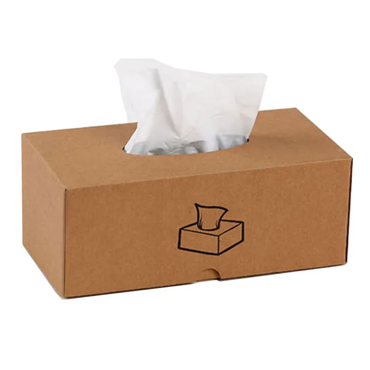 custom logo doorgift paper tissue box