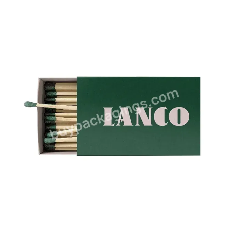 Custom Logo Drawer Slide Matches Packaging Small Safety Paper Match Boxes In Bulk