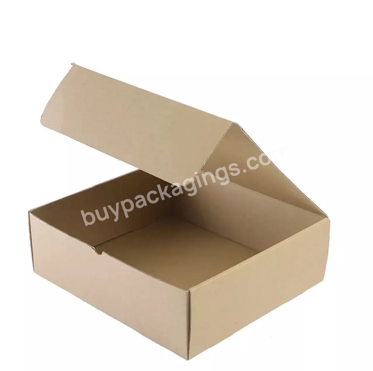 Custom Logo E-commerce Mailing Corrugated Sea Mail Blank Folding Aircraft Box