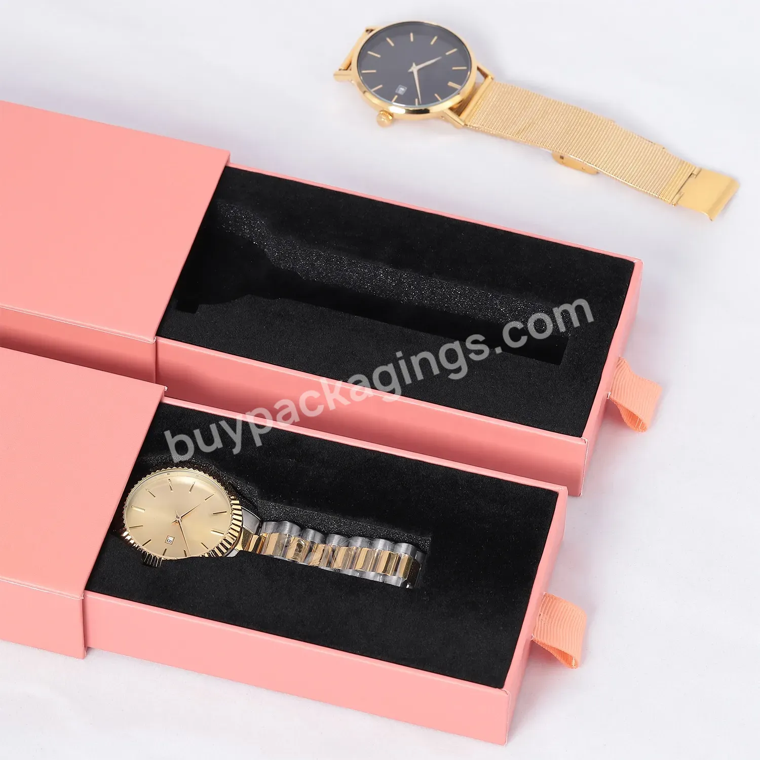 Custom Logo Eco Friendly Printed Hard Rigid Recycle Style Cardboard Packaging Jewelry Sliding Gift Paper Drawer Box