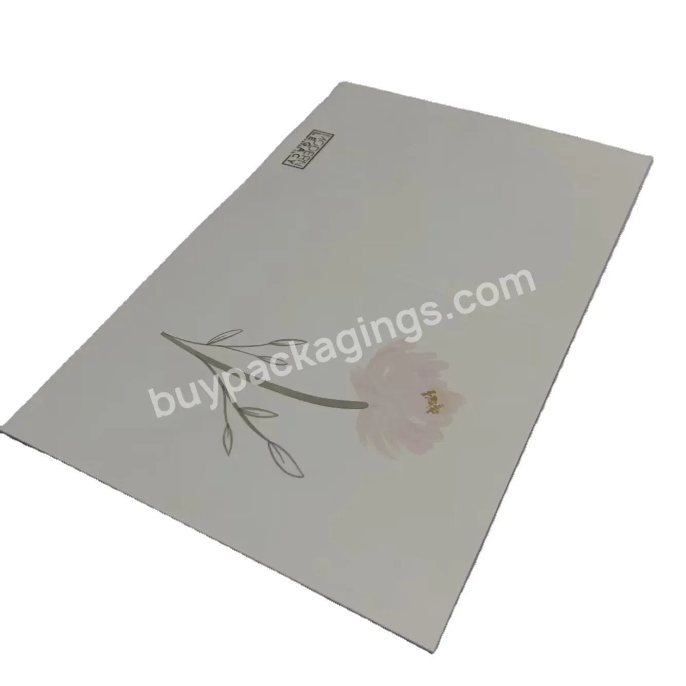 Custom Logo Embossed Pink Paper Business Envelope For Card Packaging Gift Customized Small Paper