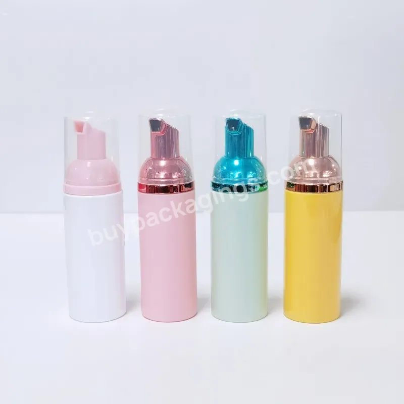 Custom Logo Empty 50ml 60ml Pet Plastic Packaging Foam Cleanser Foaming Pump Bottle