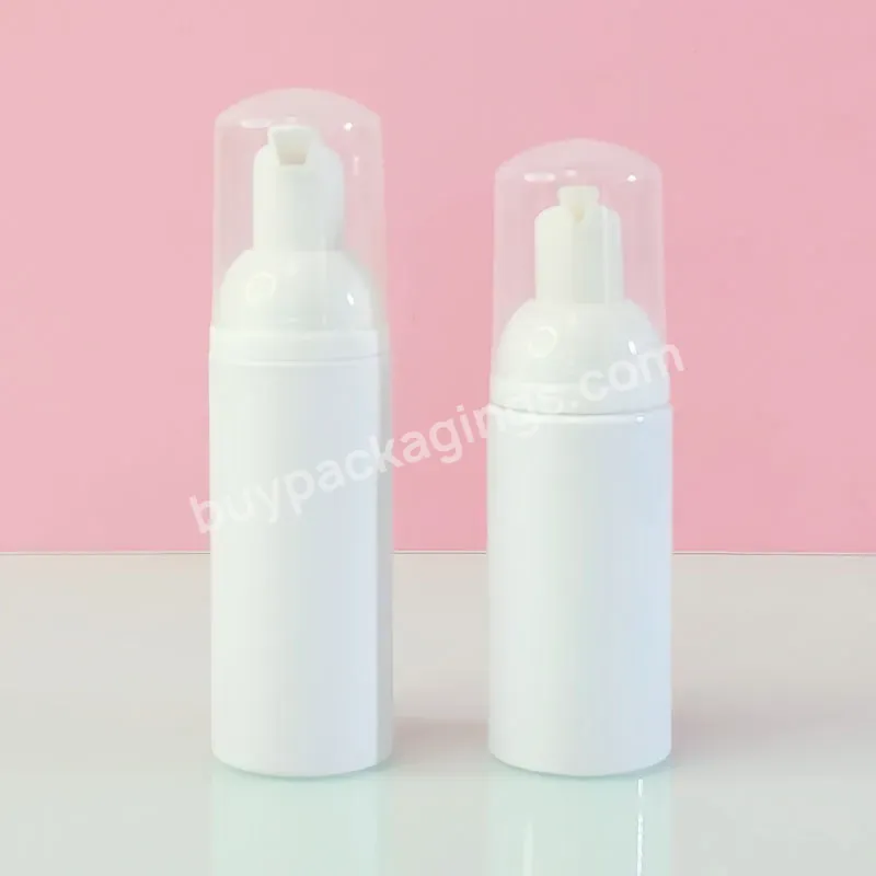 Custom Logo Empty Body Wash Facial Cleanser Package 40ml 50ml Pump Plastic Pet Foam Bottle