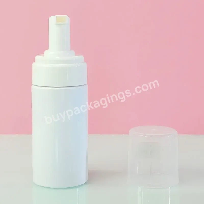 Custom Logo Empty Body Wash Facial Cleanser Package 40ml 50ml Pump Plastic Pet Foam Bottle