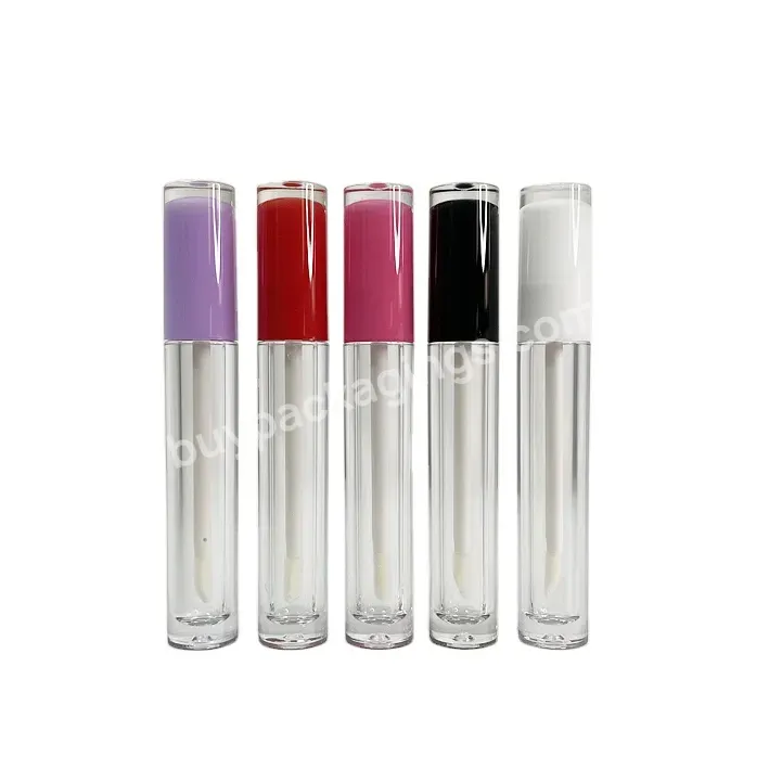 Custom Logo Empty Unique Lip Gloss Tube With Brush For Liquid Cosmetics - Buy Lip Gloss Container Cute,Lip Gloss Packaging,Containers For Lip Gloss.