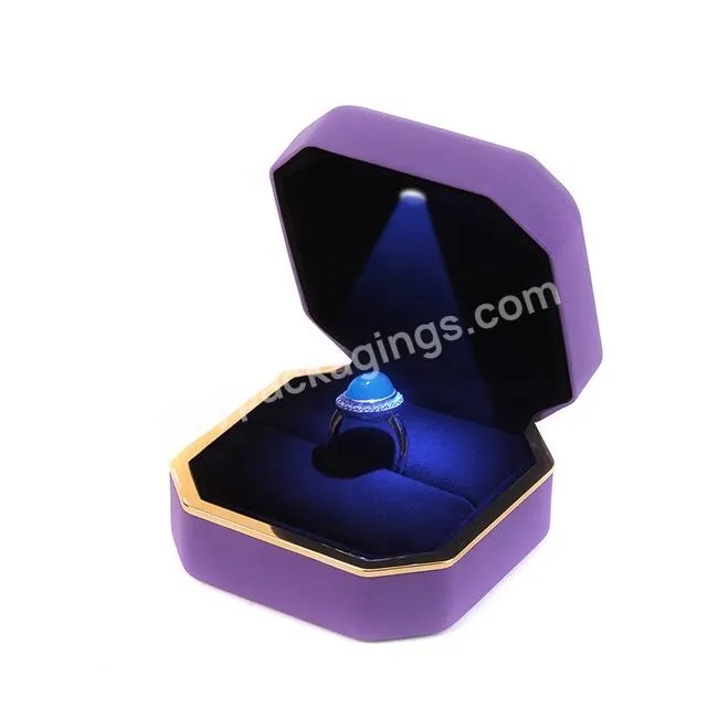 Custom logo factory supply hot sale led light jewelry box