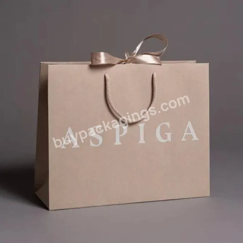 Custom Logo Fancy Paper Bag With Handle Shopping Paper Bag Cheap