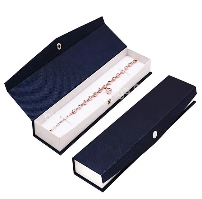 Custom Logo Fancy Paper Cardboard Jewelry Packaging Box Bracelet Box