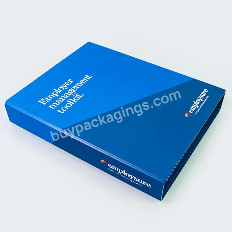 Custom Logo File A4 Size Folders Documents Storage Bag Paper Over Board Presentation Binder With 4 Rings - Buy Paper Over Board,Presentation Binder,4 Rings Folder.