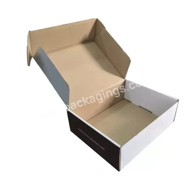 Custom Logo Foldable Corrugated Cardboard Paper Shipping Gift Mailer Box For Shoe Packaging