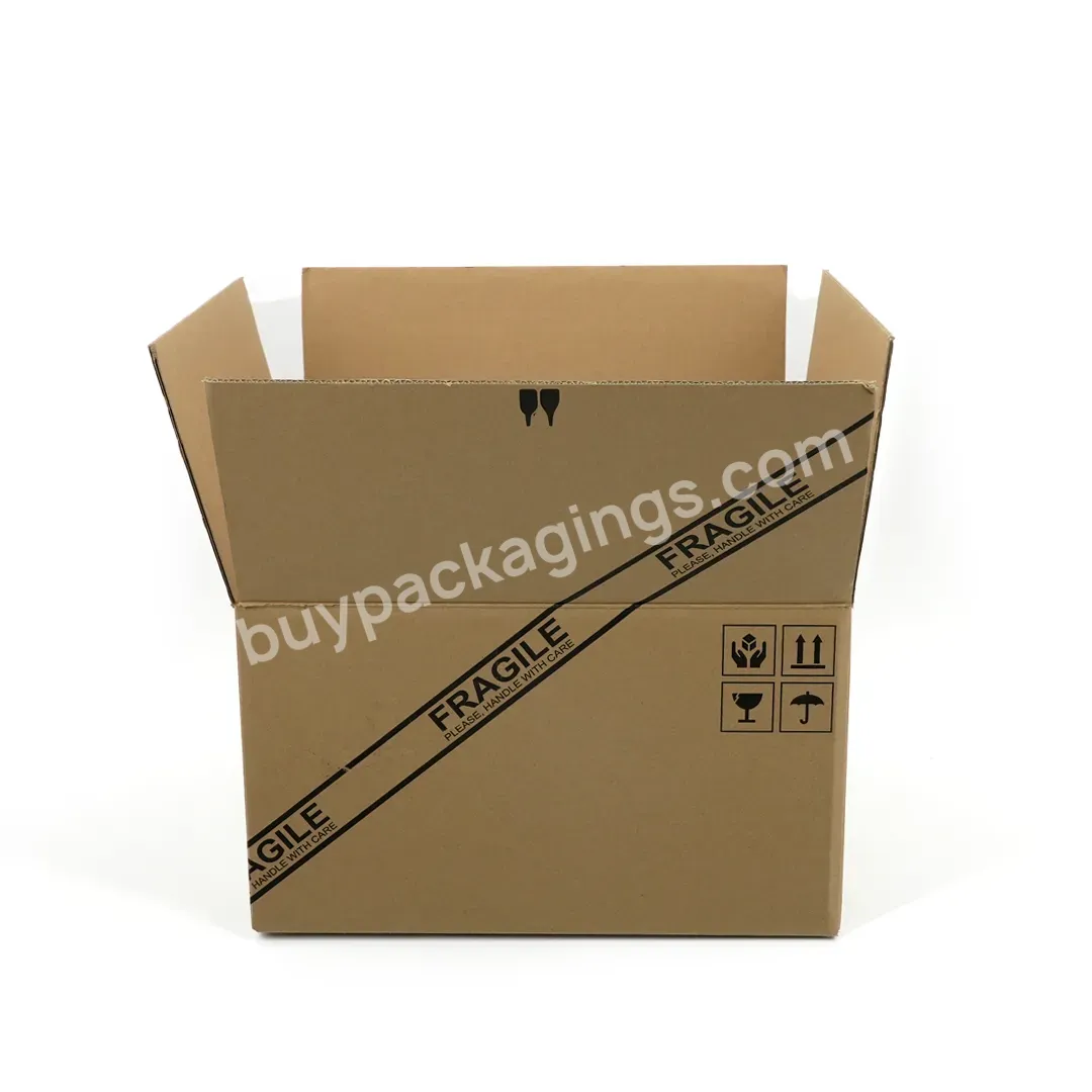 Custom Logo Foldable Strong Cardboard Boxes Various Sizes Shipping Box Removed Paper Boxes