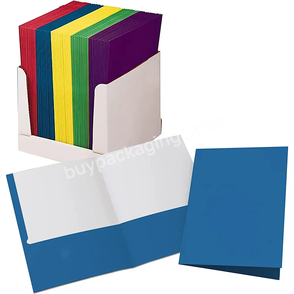 Custom Logo Folders With Pockets 2 Pocket Folders Folders With Pockets Bulk For Office Or School