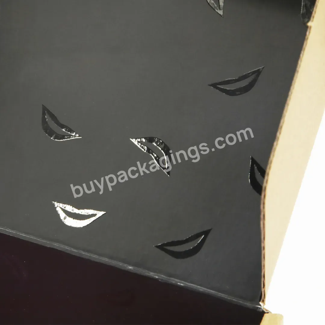 Custom Logo Folding Cardboard Mailer Box,Eyelash&cosmetic Corrugated Shipping Packaging Box Mailing Box