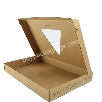 Custom Logo Folding Paper Box For Scarf Underwear Packing T-shirt Packaging Boxes