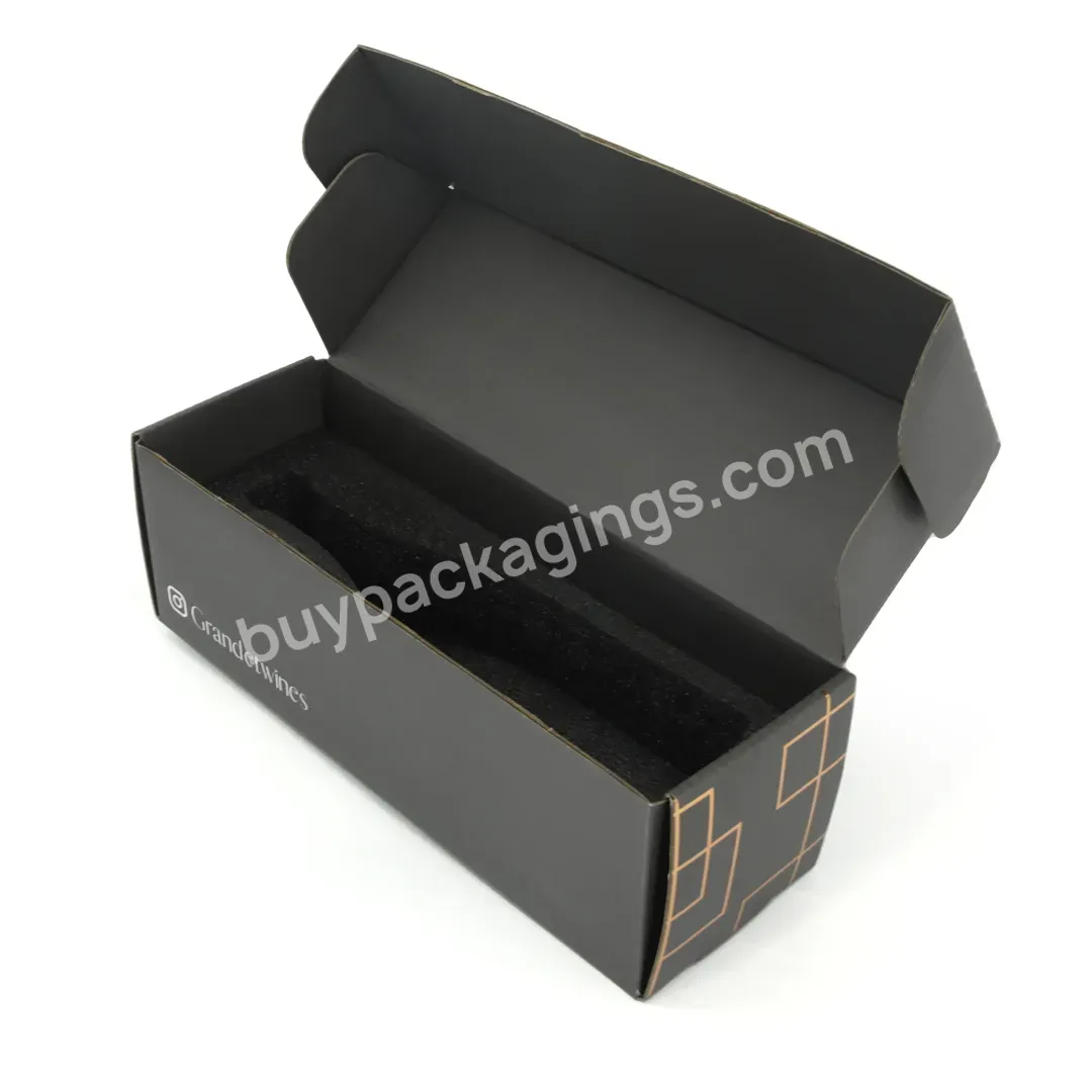 Custom Logo For Hair Wig Clothing Packaging Printing Foldable Recycled Brown Corrugated Mailer Shipping Boxes