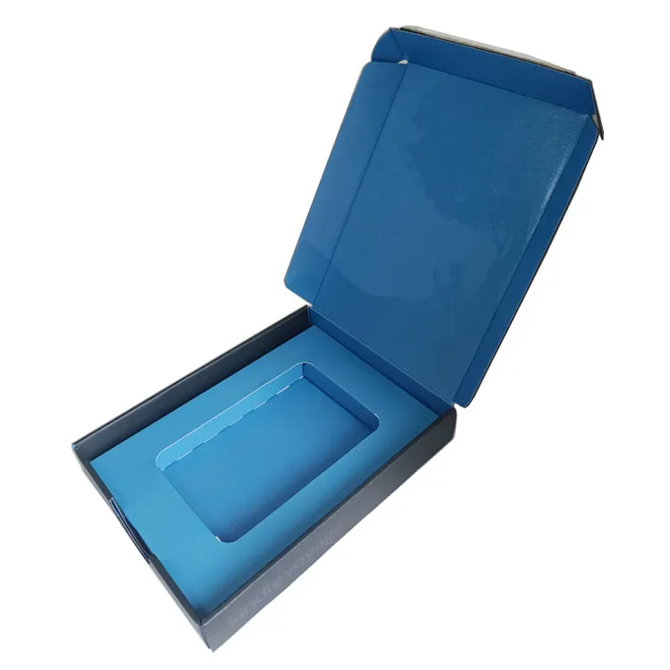 Custom LOGO free design gift mailer box cosmetic packaging box with insert cardboard paper box