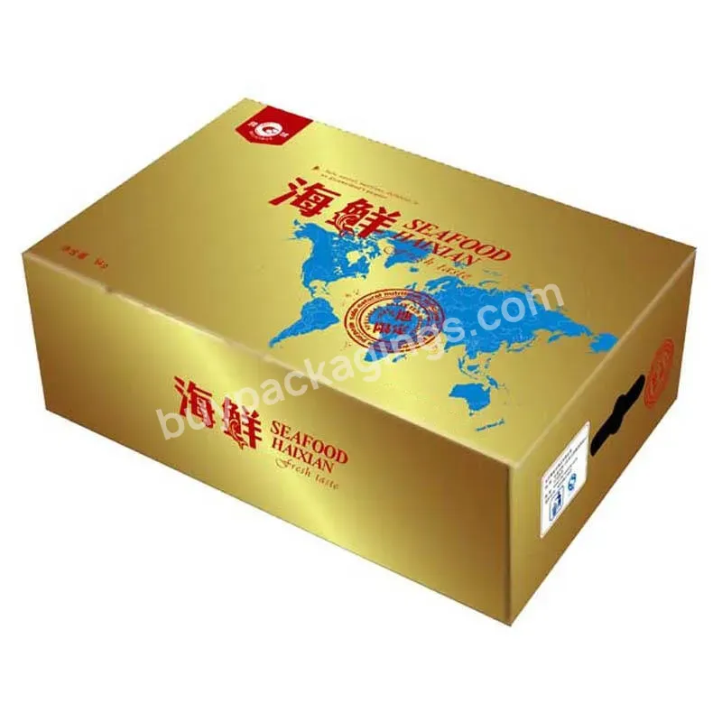 Custom Logo Frozen Food Packaging Corrugated Carton Box Custom Food Paper Boxes